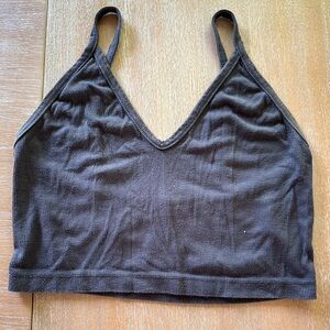 Joah Brown Robbed cropped tank size M/L